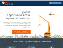 Tablet Screenshot of global-opportunities.com